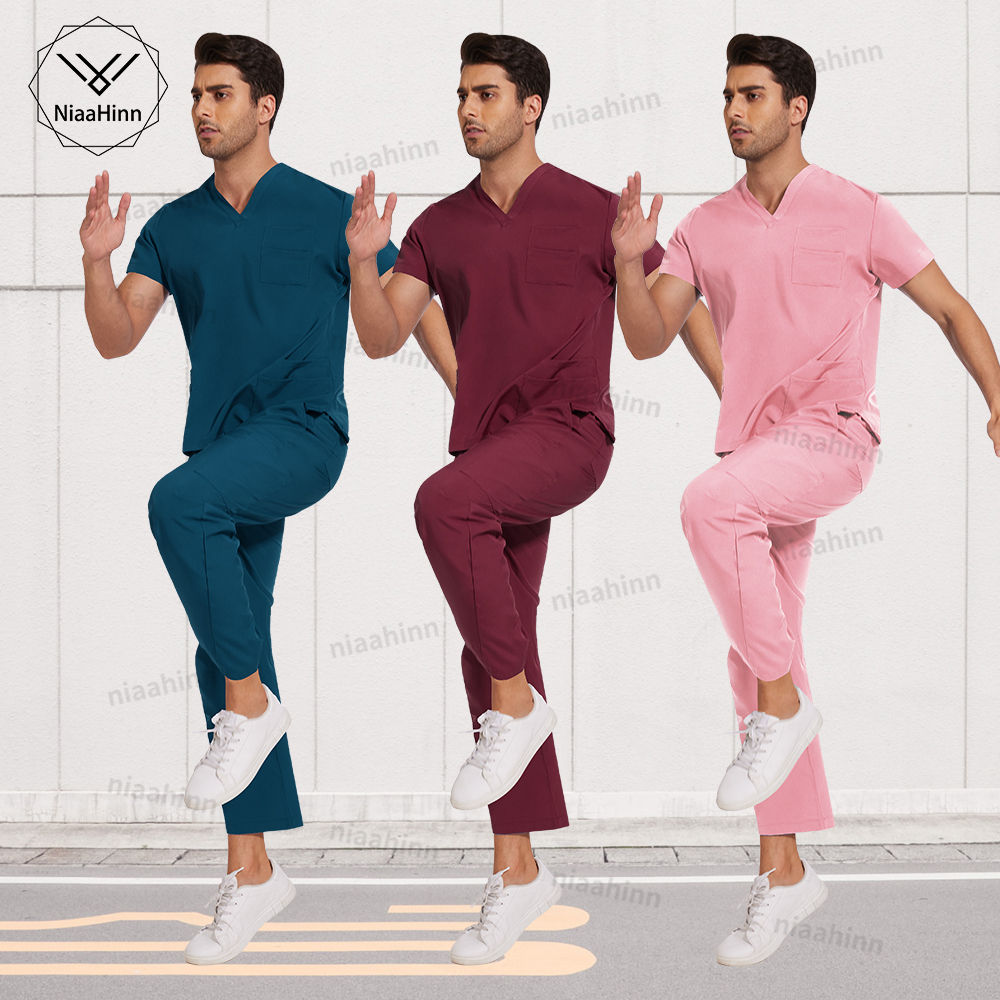 Medical Lab Hospital - Medical Mens Scrubs Lab Set Male