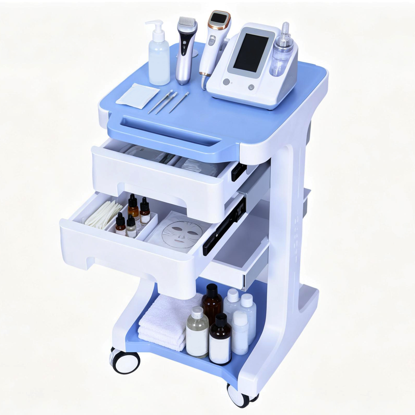 3 Tier Medical Rolling Cart wi – Medical Lab Ultrasound recenzja i cena