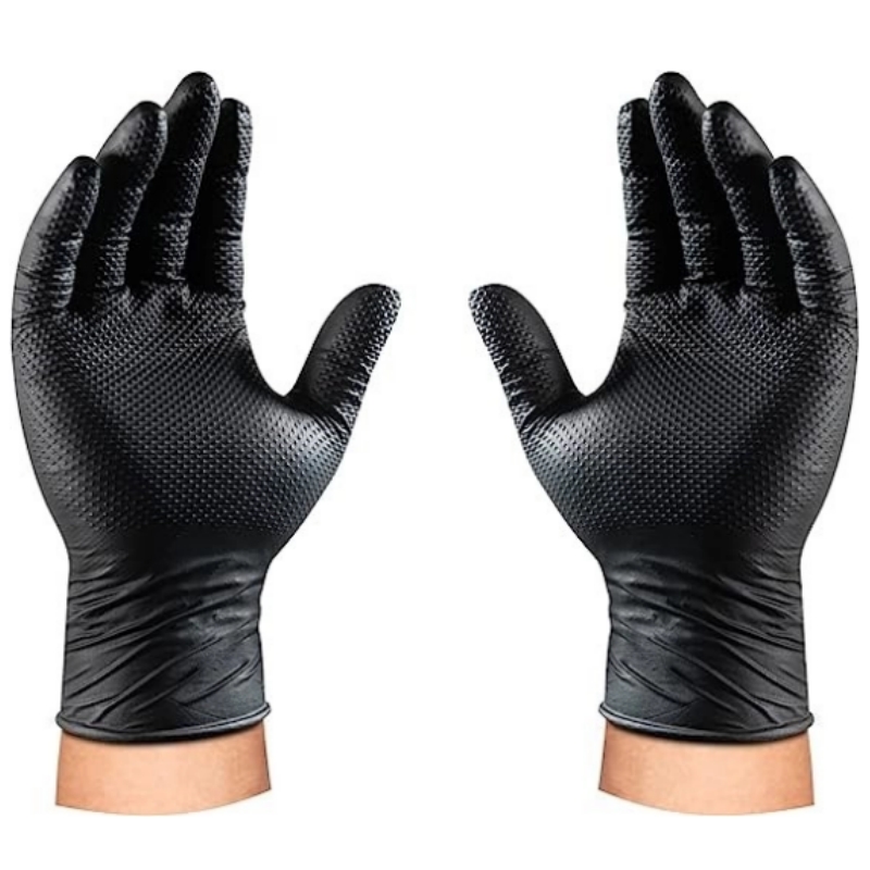 8Mil Heavy Duty Black Nitrile  – Disposable Gloves Nitrile recenzja i cena