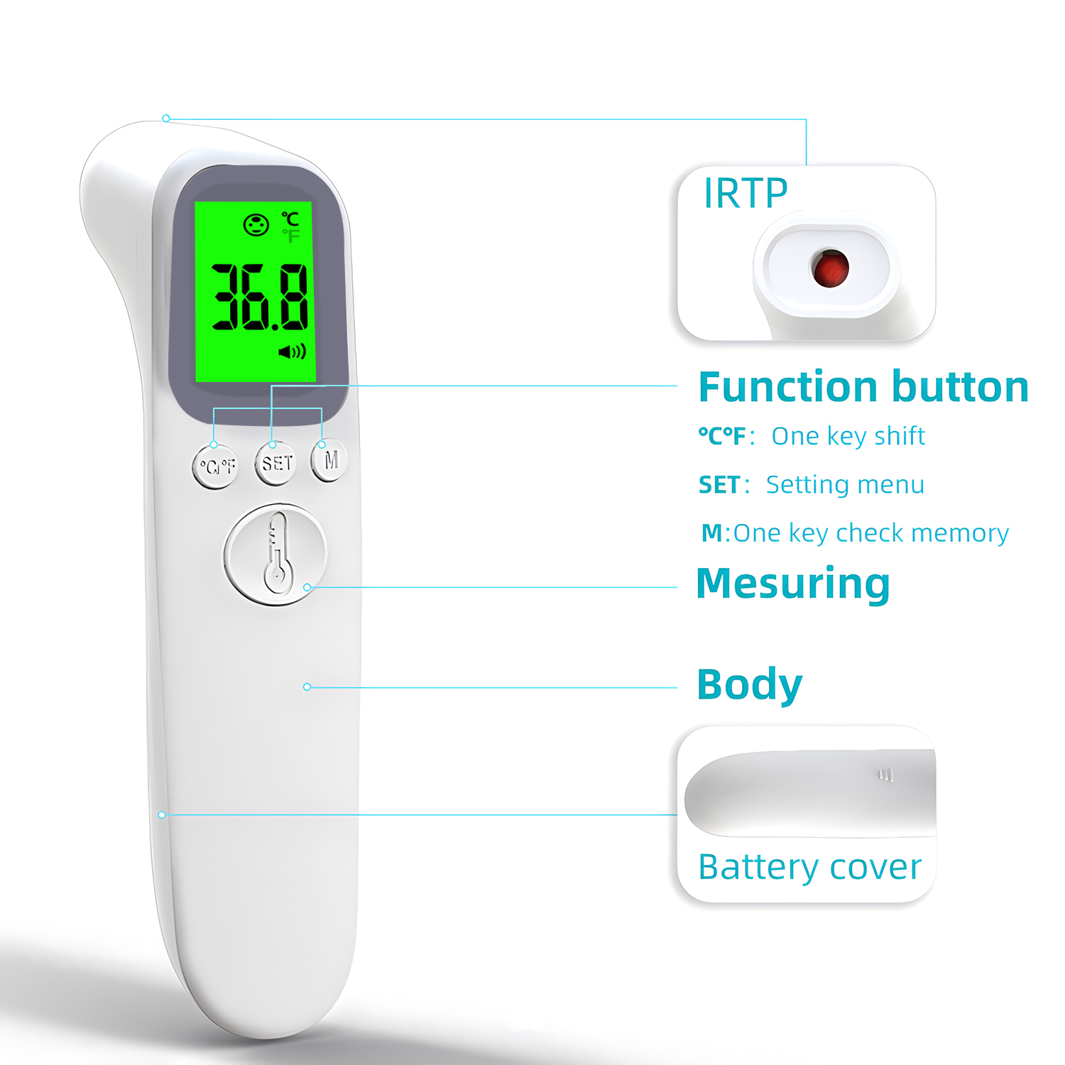 Digital Infrared Fever Thermom – Digital Thermometer Infrared recenzja i cena