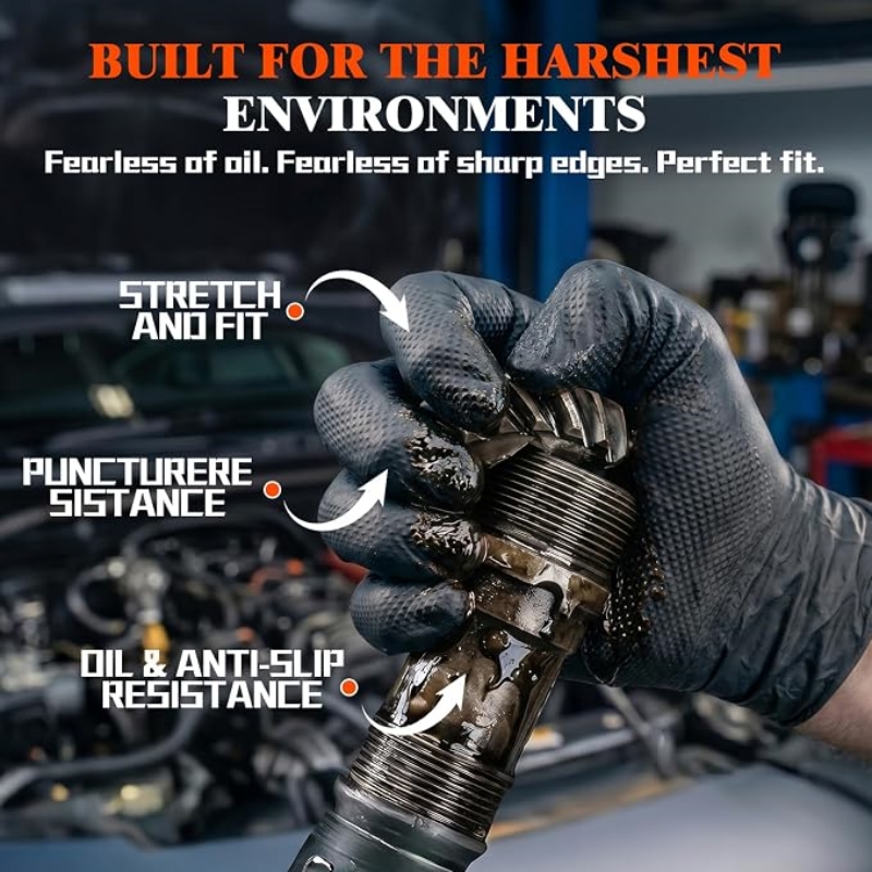 8 Mil Heavy Duty Industrial Or – Disposable Gloves Nitrile recenzja i cena