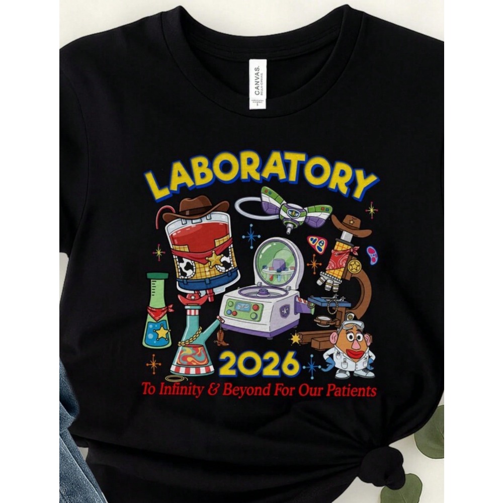 2026 T-Shirt Going To Infinity – Medical Lab Graphics recenzja i cena