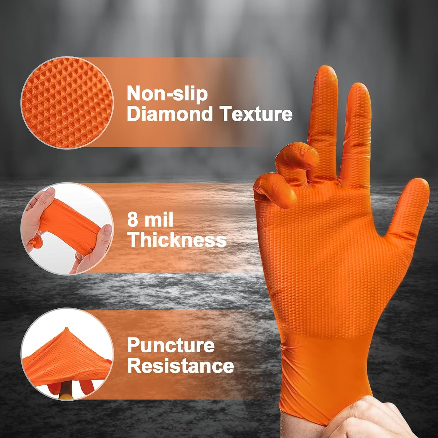 8 Mil Heavy Duty Nitrile Dispo – Disposable Gloves Nitrile recenzja i cena