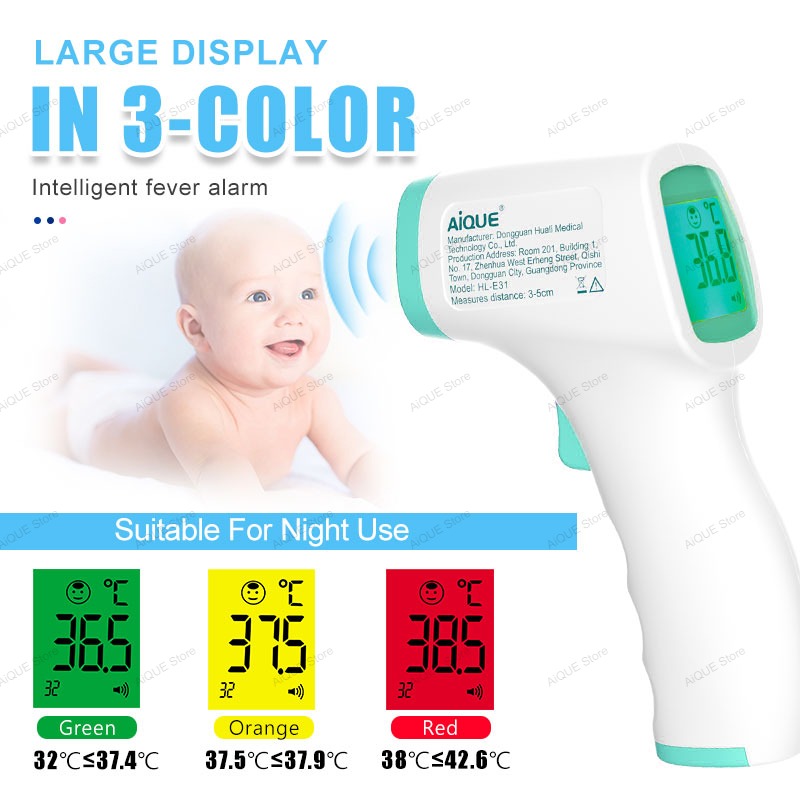 AiQUE Rechargeable Digital ℃℉  – Digital Thermometer Infrared recenzja i cena