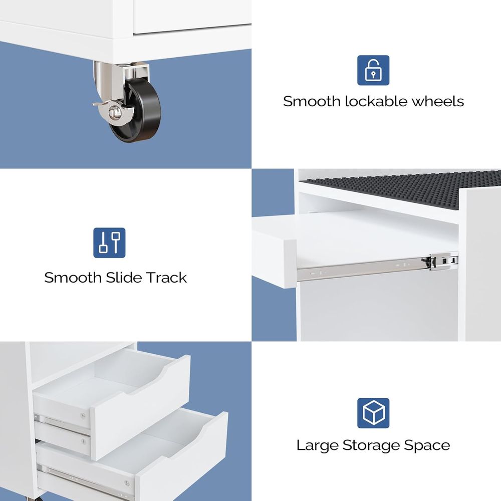Rolling Medical Cart with Anti – Medical Lab Ultrasound recenzja i cena
