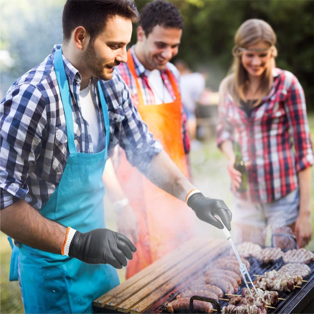 Disposable BBQ Gloves 100 Pack – Disposable Gloves Nitrile recenzja i cena