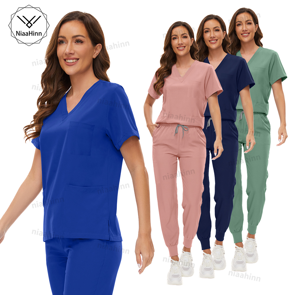 Nurse Scrubs Hospital Uniform  – Medical Lab Hospital recenzja i cena