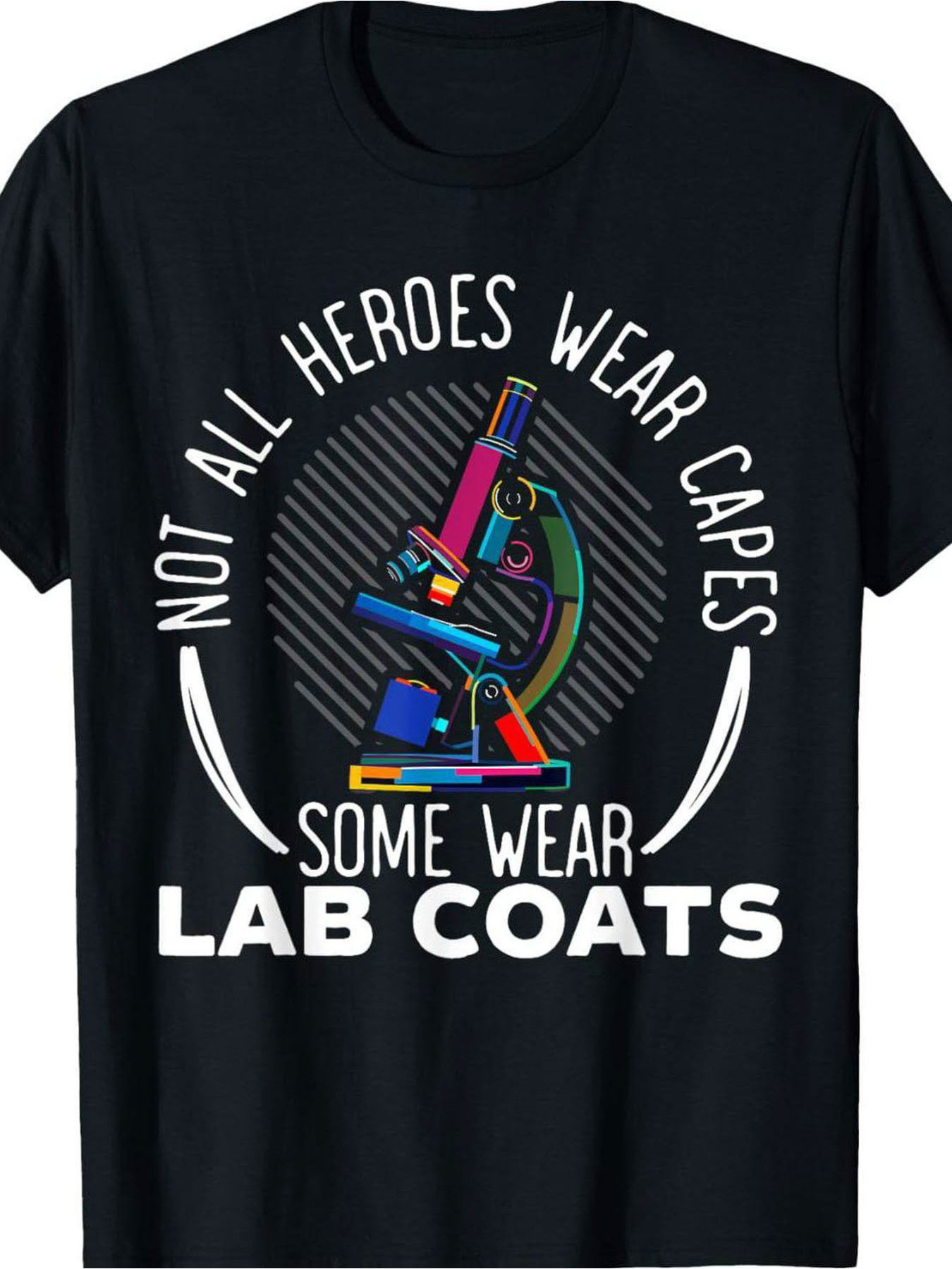 Men'S Black Crew Neck Short Sl – Medical Lab Graphics recenzja i cena