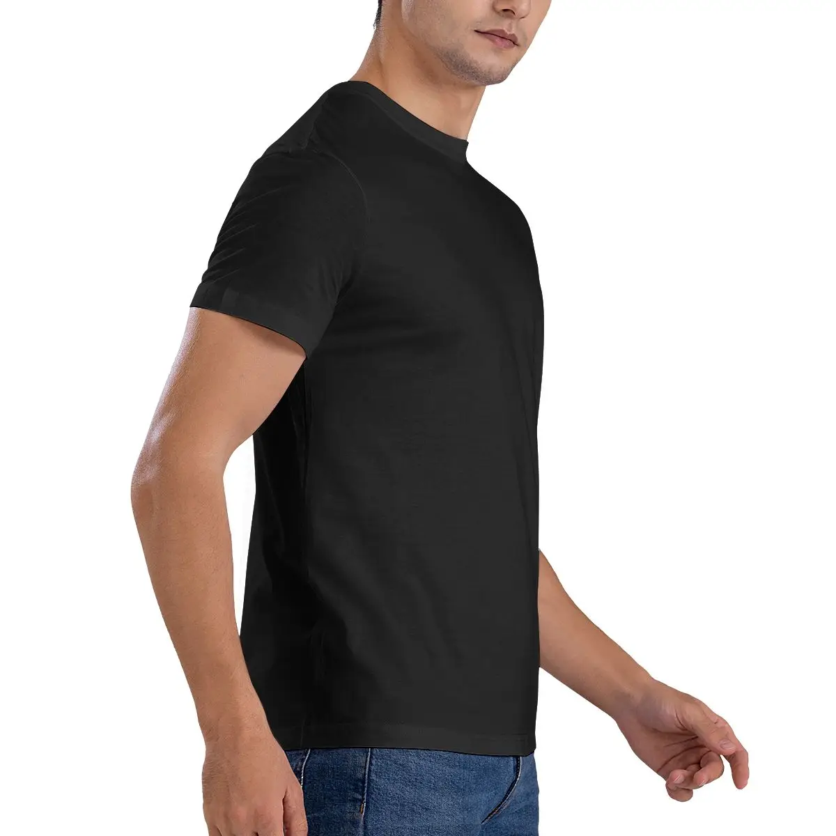 Men'S Black Crew Neck Short Sl – Medical Lab Graphics recenzja i cena