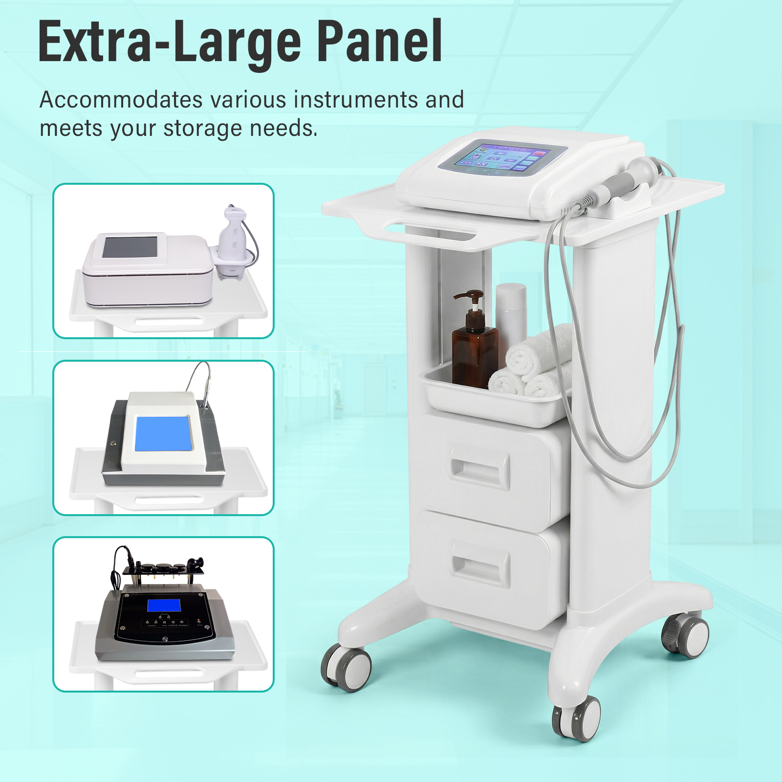 Anti-Slip Workbench Trolley wi – Medical Lab Ultrasound recenzja i cena