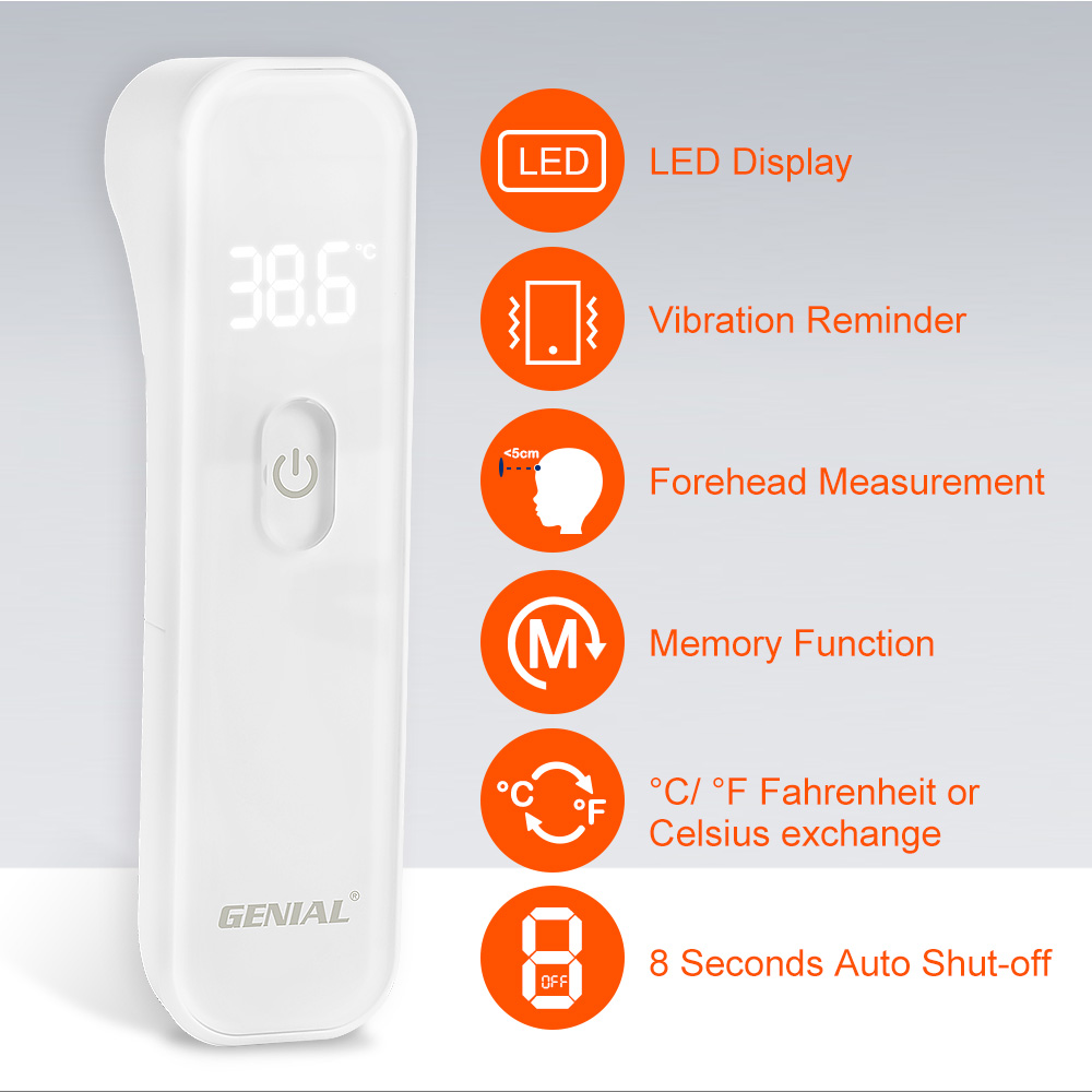 No-Touch Forehead Thermometer, – Digital Thermometer Infrared recenzja i cena