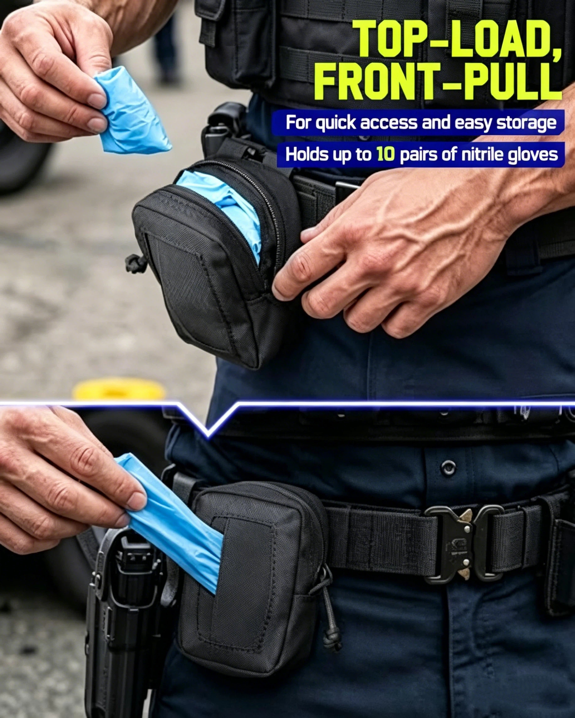 Disposable Glove Pouch MOLLE N – Disposable Gloves Nitrile recenzja i cena
