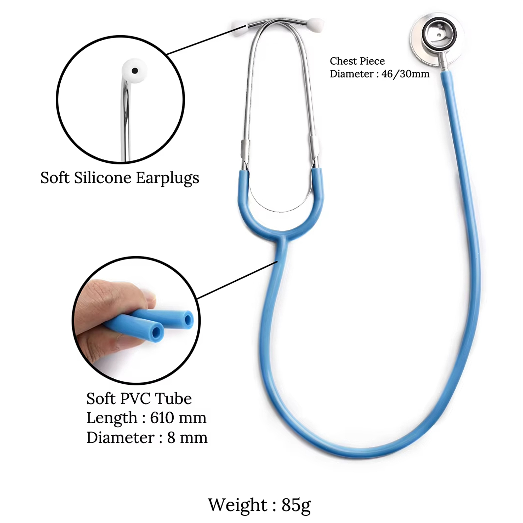 Dual Head Stethoscope Medical  – Medical Lab Science recenzja i cena