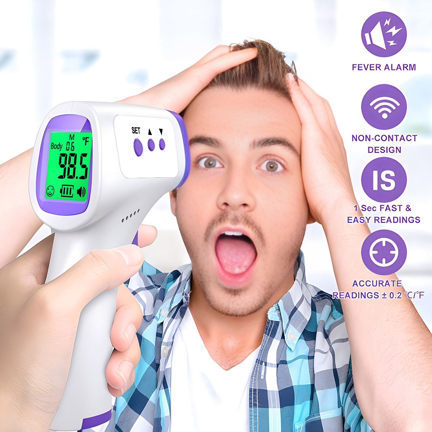 Digital Non-contact Medical Fe – Digital Thermometer Infrared recenzja i cena