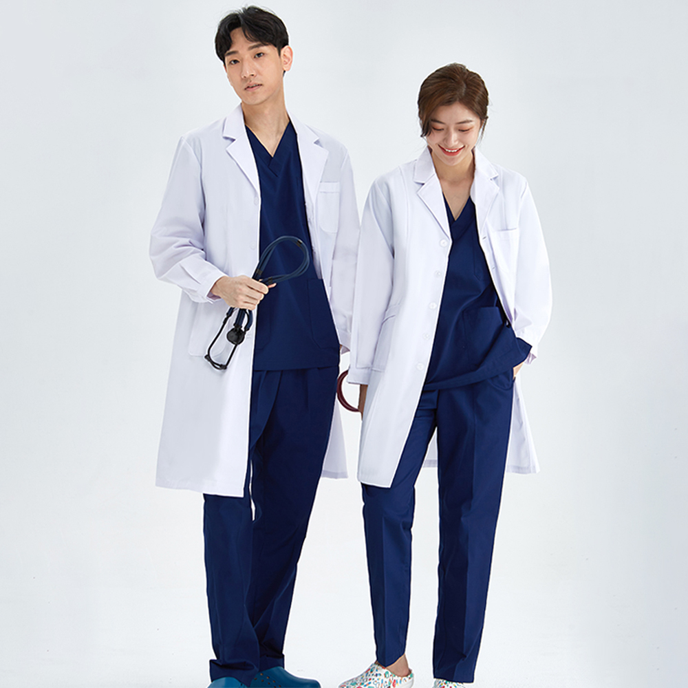 Unisex White Coat Lab Coat Hos – Medical Lab Hospital recenzja i cena