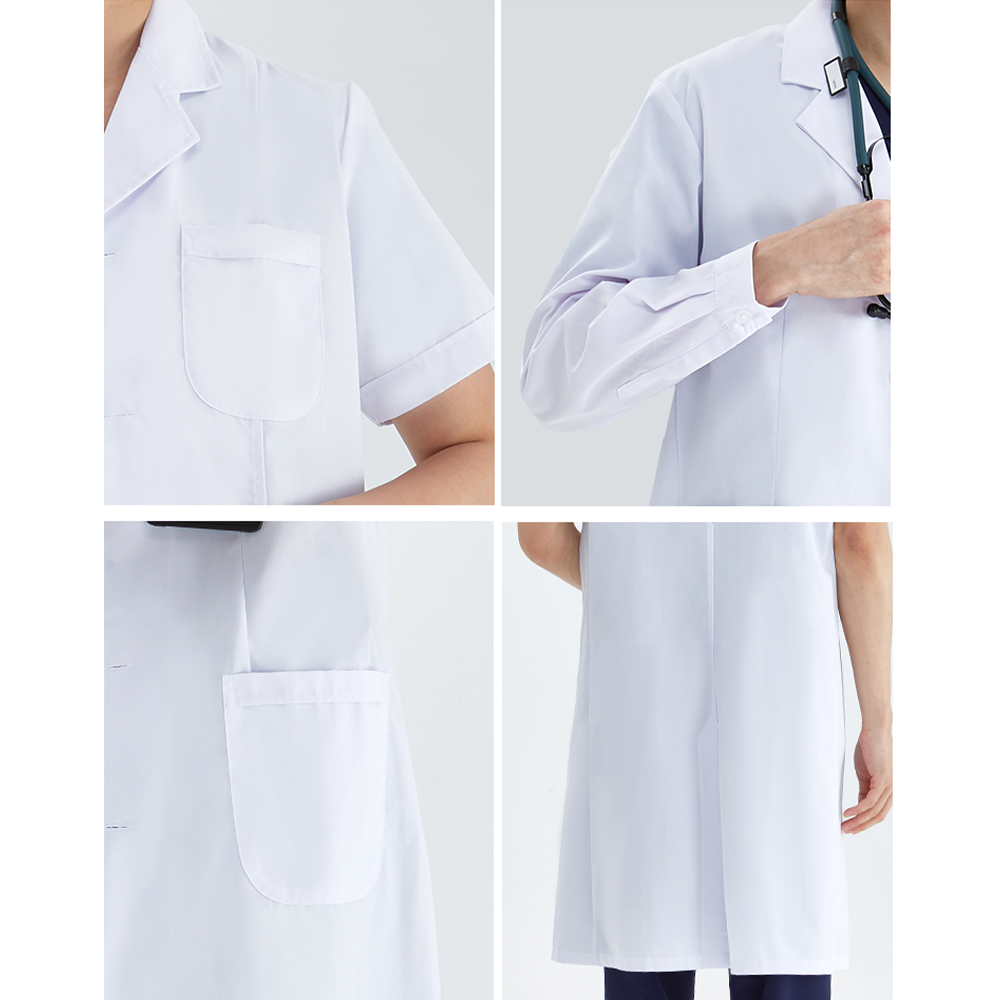 Unisex White Coat Lab Coat Hos – Medical Lab Hospital recenzja i cena