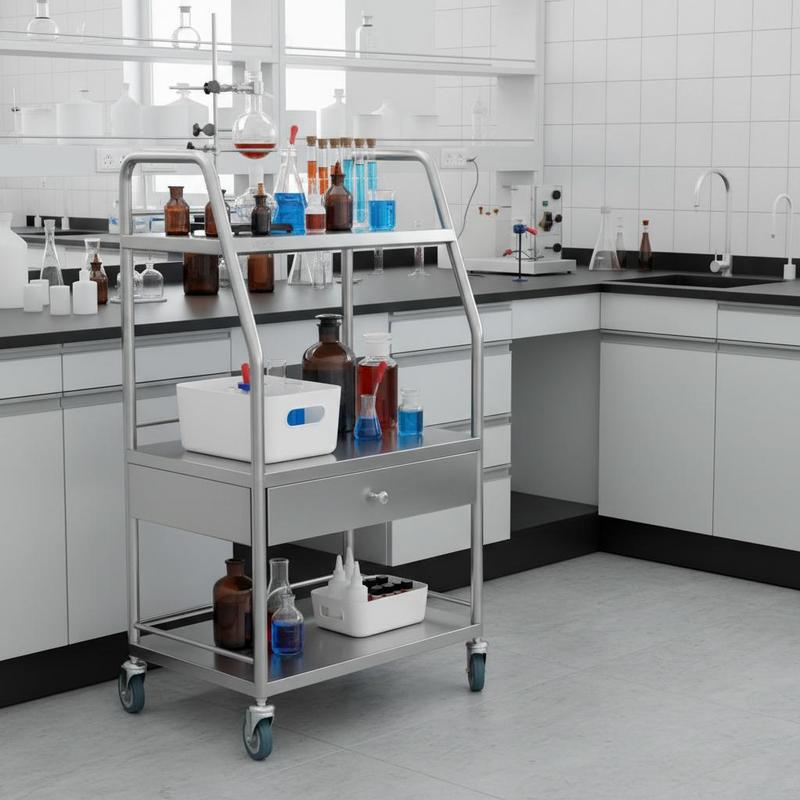 Medical Trolley 23.6x15.7x33.4 – Medical Lab Hospital recenzja i cena