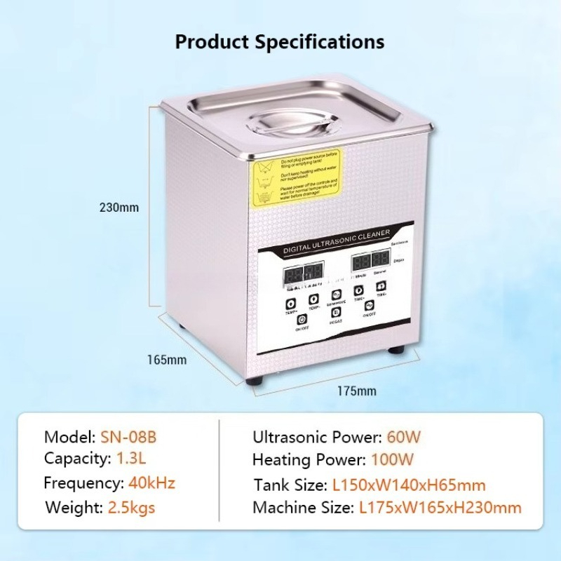 SN-08B 1.3L Electric Ultrasoni – Medical Lab Ultrasound recenzja i cena